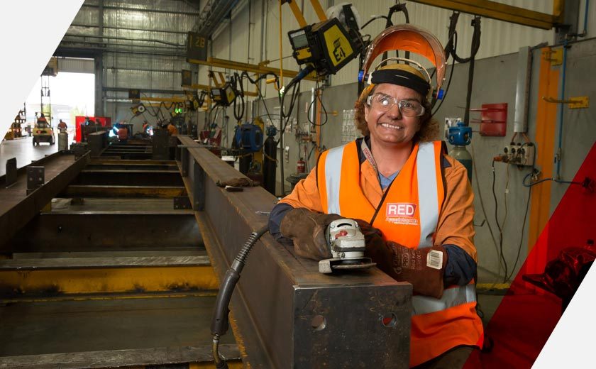 Labour hire company recruitment - female contract worker